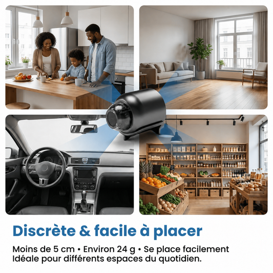 Caméra Wifi Espion avec Enregistrement Audio