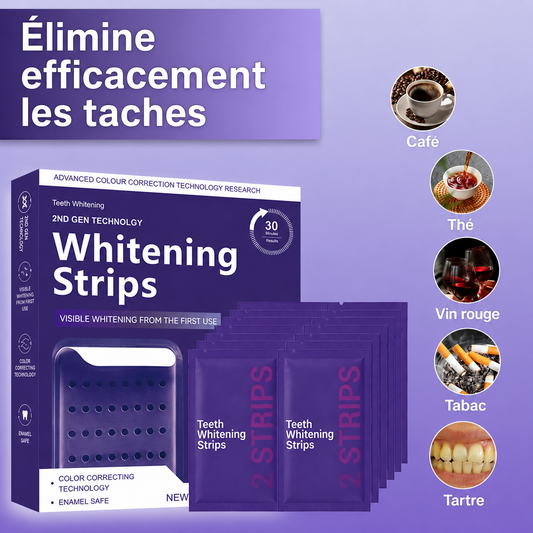 Bandes Dentaires Blanchissantes