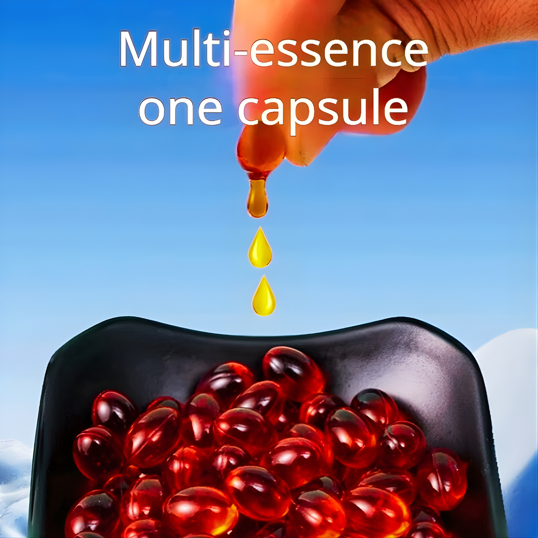 Capsules Huile de Krill Oméga 3 et Astaxanthine