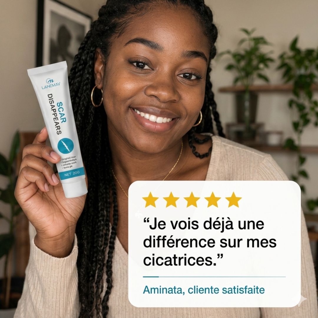 Gel Réparateur de la Peau pour Eliminer les Marques d'acné, les Boutons, les Vergetures et les Cicatrices