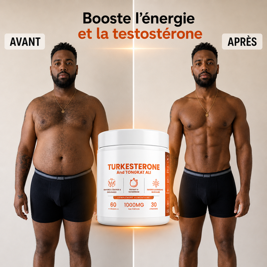 Complément de Turkesterone et Tongkat Ali - Pour le Soutien Musculaire et l'Amélioration de l'Endurance