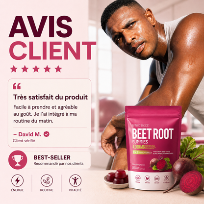 Complément Energétique Premium pour Adultes à base de Betterave