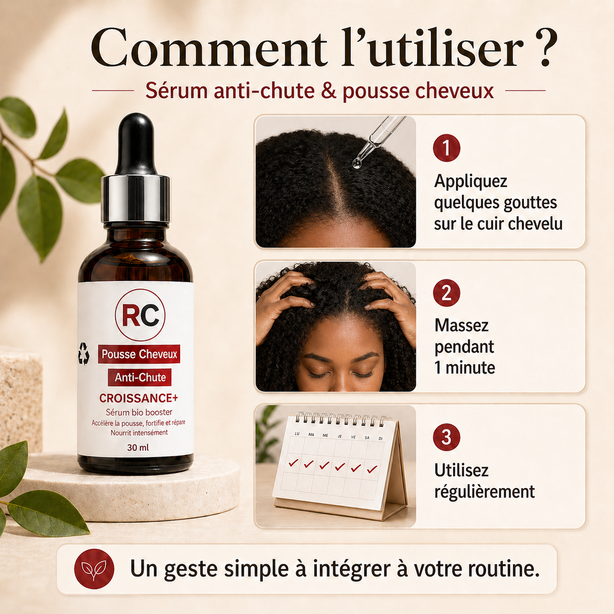 Serum Anti-Chute pour Cheveux