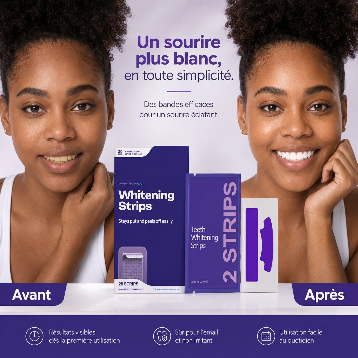 Bandes Dentaires Blanchissantes
