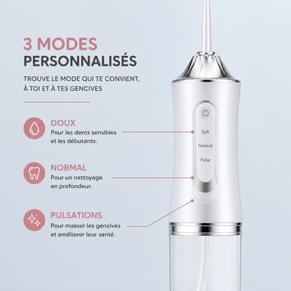 Hydropulseur Électrique pour Nettoyage Buccodentaire