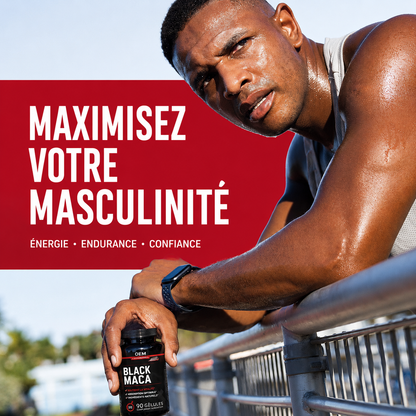 Capsules d'extrait de Racine de Maca - Pour la force, l'Endurance et le Soutien des Performances naturels